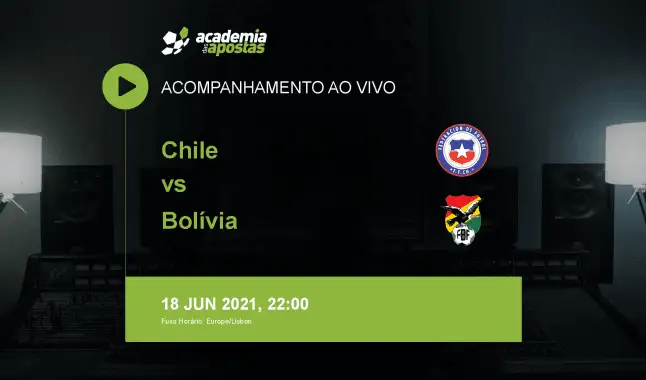Chile Bolívia livestream | Copa America | 18 June 2021