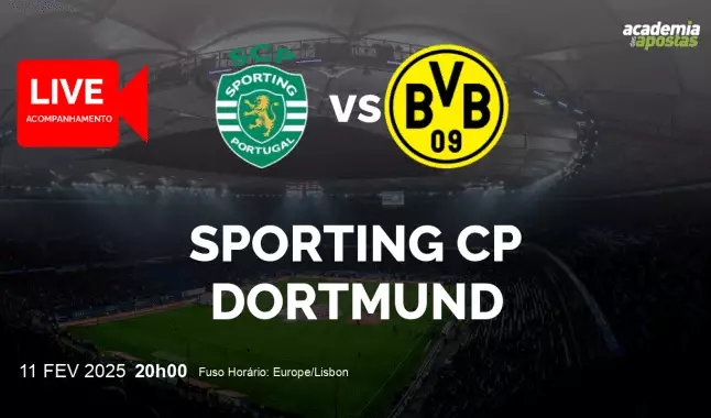 Sporting CP Dortmund livestream | UEFA Champions League | 11 February 2025