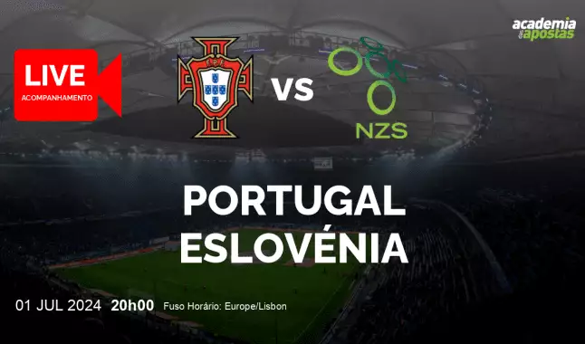 Portugal Eslovénia livestream | Campeonato Europeu | 01 July 2024