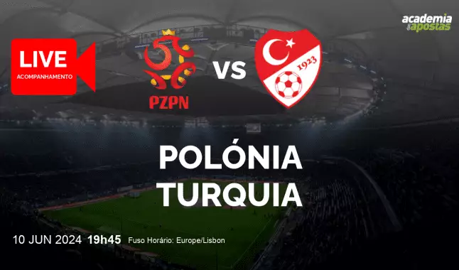 Polónia Turquia livestream | Amigáveis | 10 June 2024