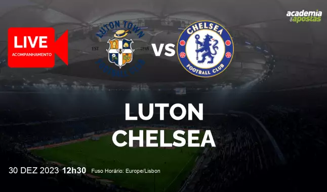 Luton Chelsea livestream | Premier League | 30 December 2023