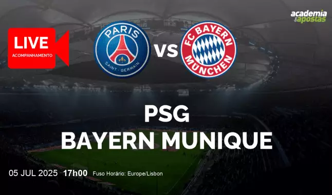 PSG Bayern Munique livestream | FIFA Club World Cup | 05 July 2025
