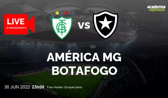América MG Botafogo livestream | Copa do Brasil | 01 July 2022