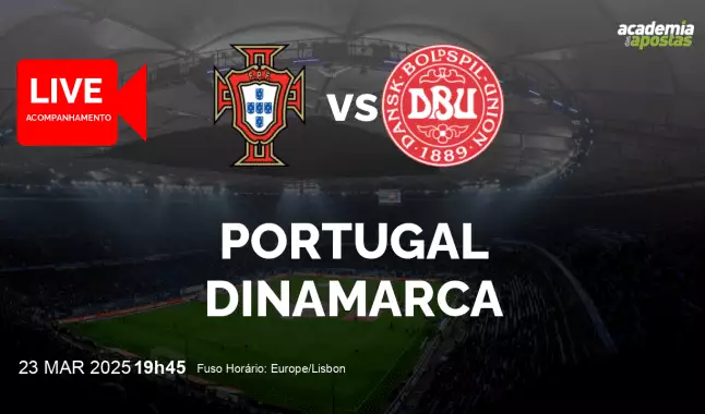 Portugal Dinamarca livestream | UEFA Nations League | 23 March 2025