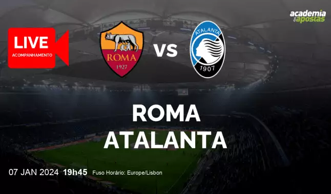 Roma Atalanta livestream | Serie A | 07 January 2024