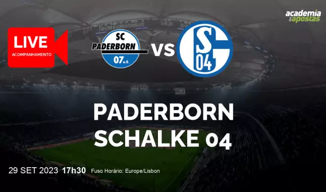 Paderborn Schalke 04 livestream | 2. Bundesliga | 29 September 2023