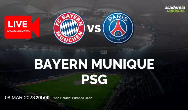 Bayern Munique PSG livestream | UEFA Champions League | 08 March 2023