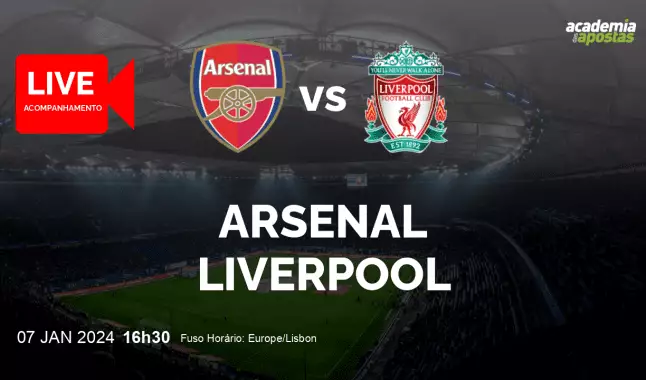 Arsenal Liverpool livestream | FA Cup | 07 January 2024