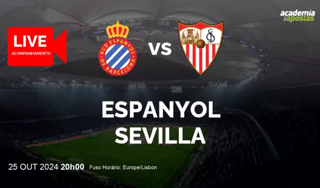 Espanyol Sevilla livestream | Primera División | 25 October 2024