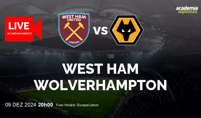 West Ham Wolverhampton livestream | Premier League | 09 December 2024