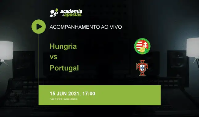 Hungria Portugal livestream | Campeonato Europeu | 15 June 2021