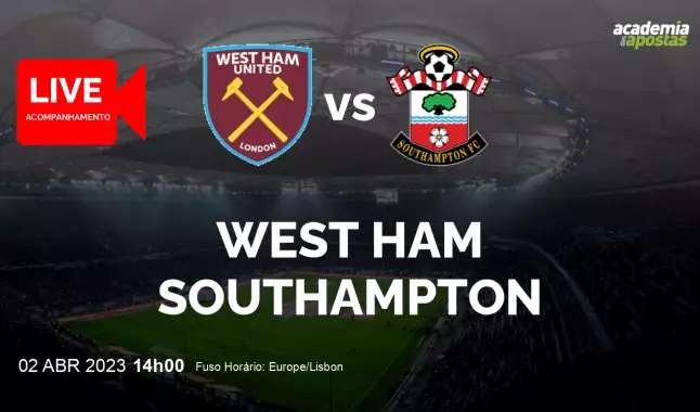 West Ham Southampton livestream | Premier League | 02 April 2023