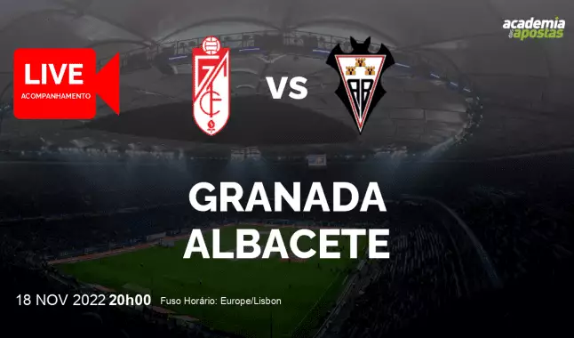 Granada Albacete livestream | Segunda División | 18 November 2022