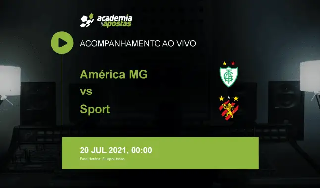 América MG Sport livestream | Serie A | 20 July 2021