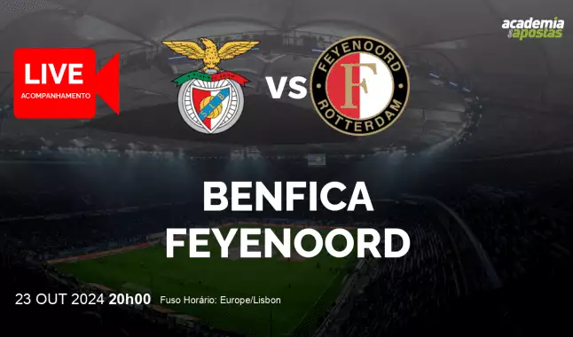 Benfica Feyenoord livestream | UEFA Champions League | 23 October 2024