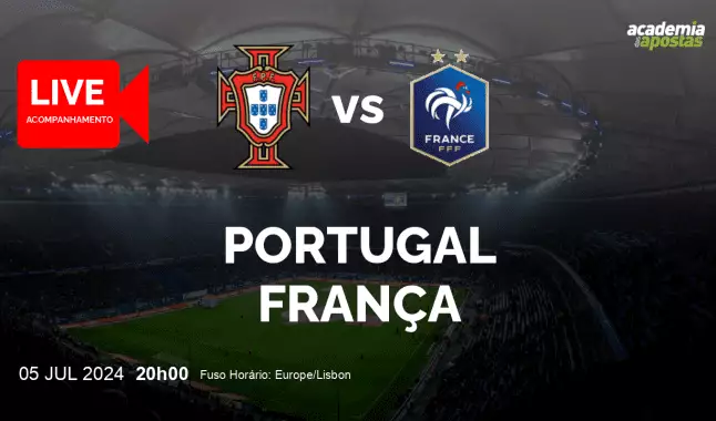 Portugal França livestream | Campeonato Europeu | 05 July 2024