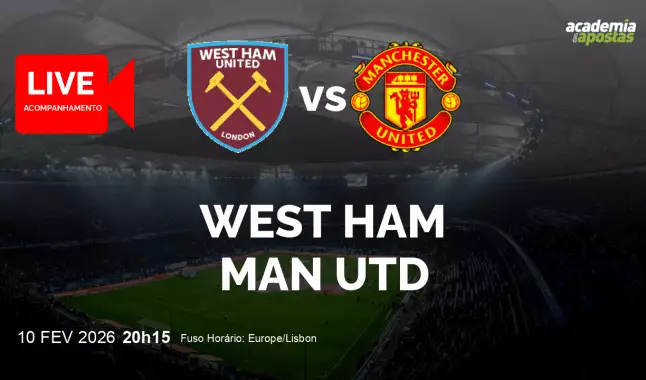 West Ham Man Utd livestream | Premier League | 10 February 2026