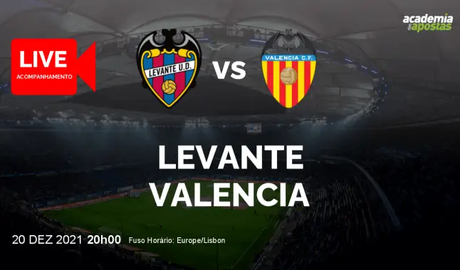 Levante Valencia livestream | Primera División | 20 December 2021
