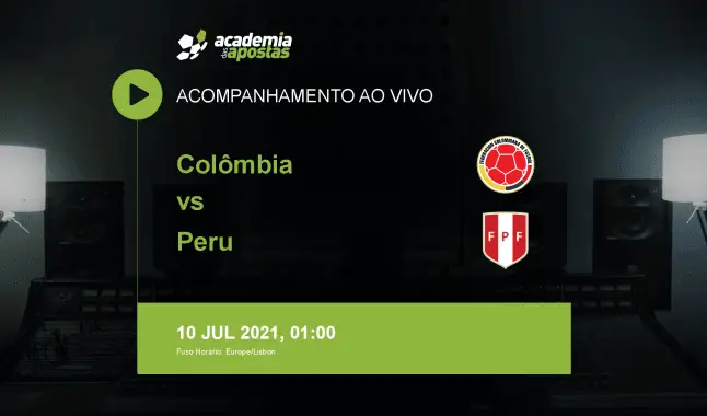 Colômbia Peru livestream | Copa America | 10 July 2021
