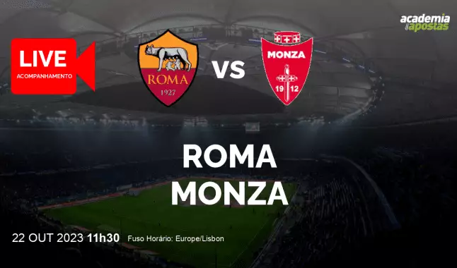 Roma Monza livestream | Serie A | 22 October 2023