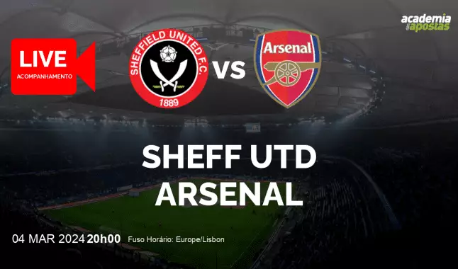 Sheff Utd Arsenal livestream | Premier League | 04 March 2024