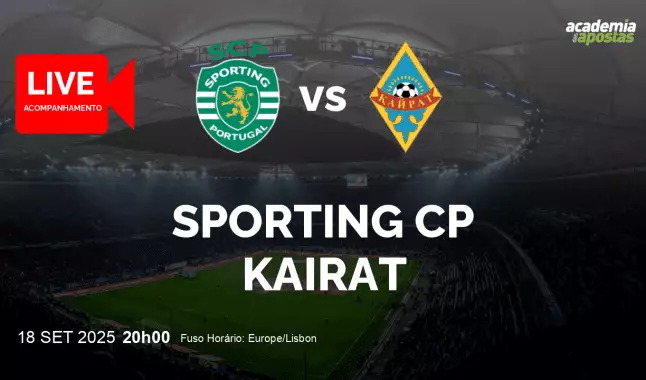 Sporting CP Kairat livestream | UEFA Champions League | 18 September 2025