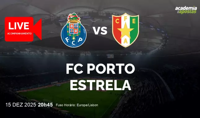 FC Porto Estrela livestream | Liga Portugal Betclic | 15 December 2025