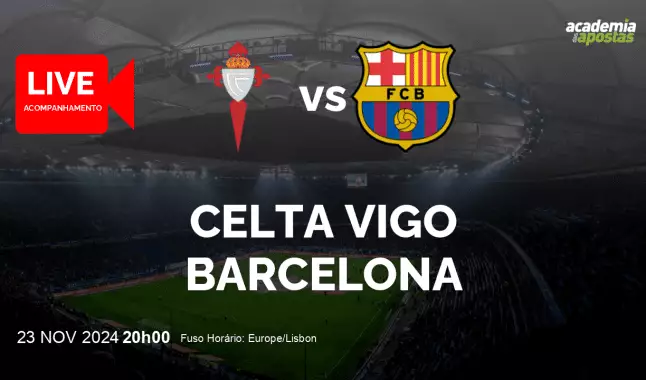 Celta Vigo Barcelona livestream | Primera División | 23 November 2024