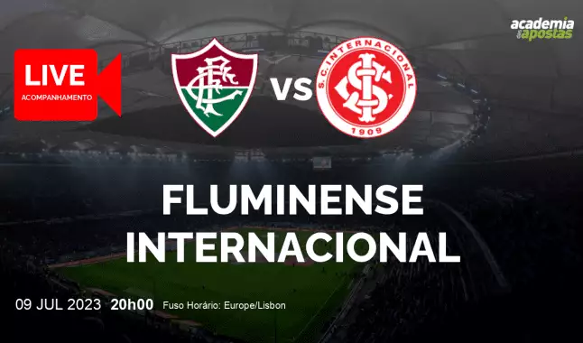Fluminense Internacional livestream | Serie A | 09 July 2023
