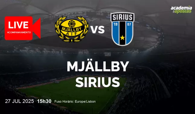 Mjällby Sirius livestream | Allsvenskan | 27 July 2025
