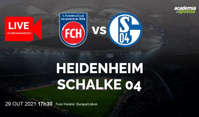 Heidenheim Schalke 04 livestream | 2. Bundesliga | 29 October 2021