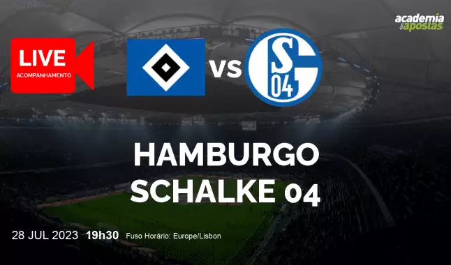 Hamburgo Schalke 04 livestream | 2. Bundesliga | 28 July 2023