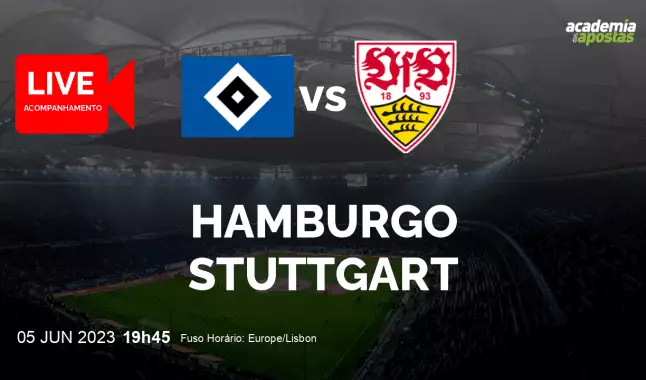 Hamburgo Stuttgart livestream | Play-offs 1/2 | 05 June 2023